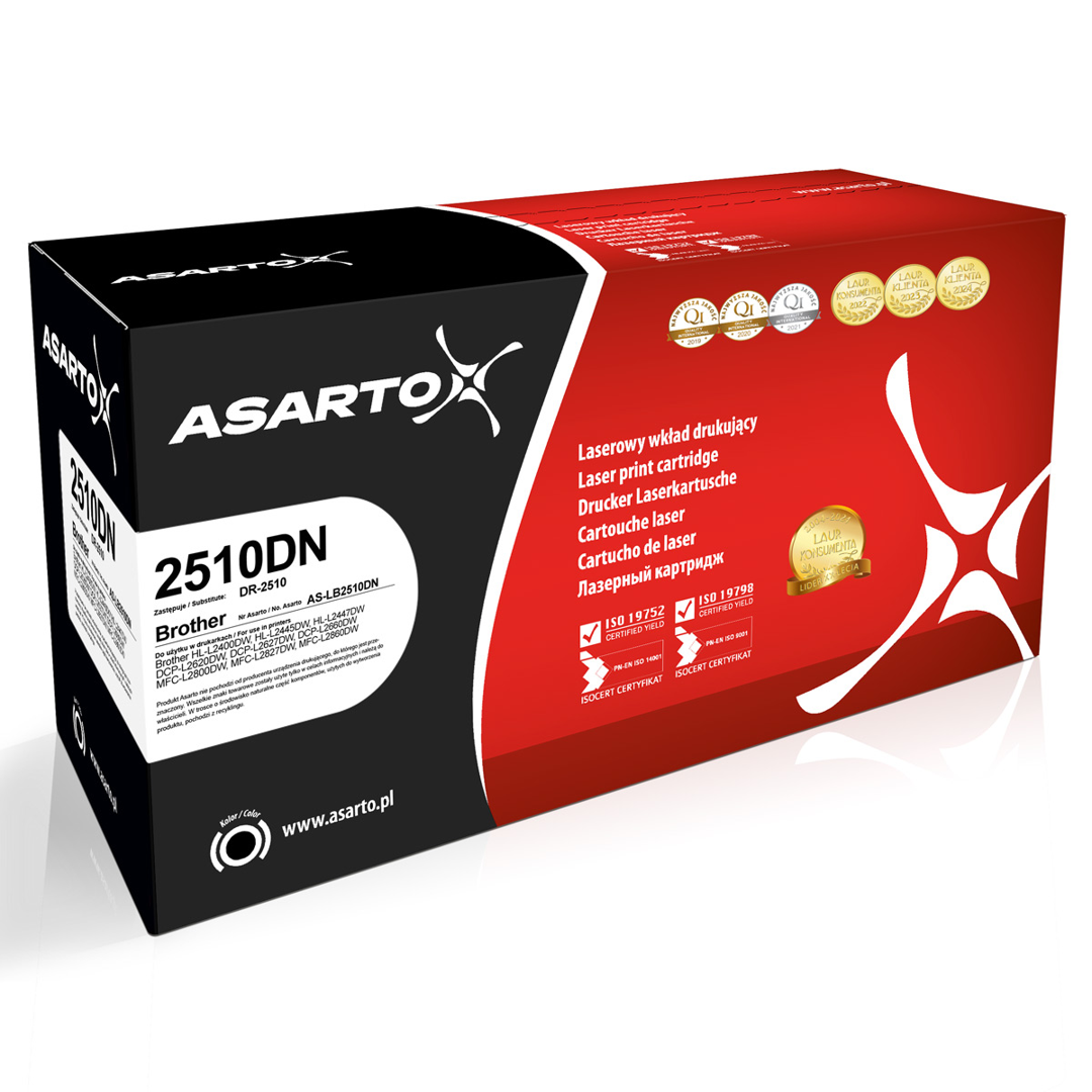 Bęben Asarto do Brother 2510DN | DR-2510 | 15000 str. | black