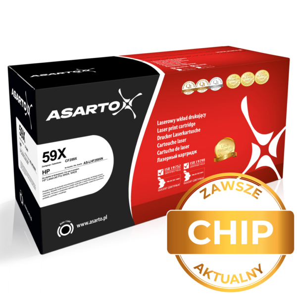 Toner Asarto do HP 59X | CF259X | 10000 str. | black | AKTUALNY CHIP