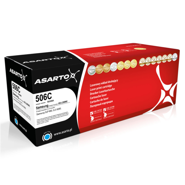 Toner Asarto do Samsung 506C | SU038A | 3500 str. | cyan
