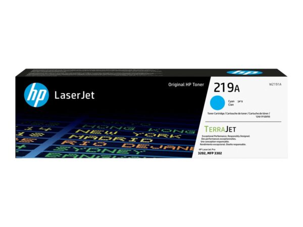 HP Toner nr 219A W2191A Cyan 1.2K