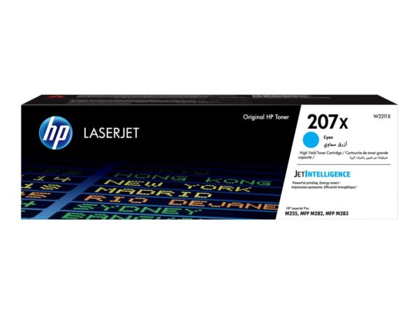 HP Toner nr 207X W2211X Cyan 2.4K