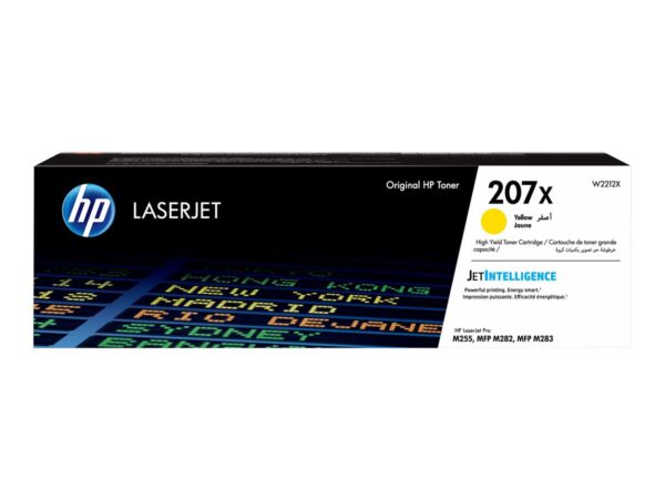 HP Toner nr 207X W2212X Yellow 2.4K