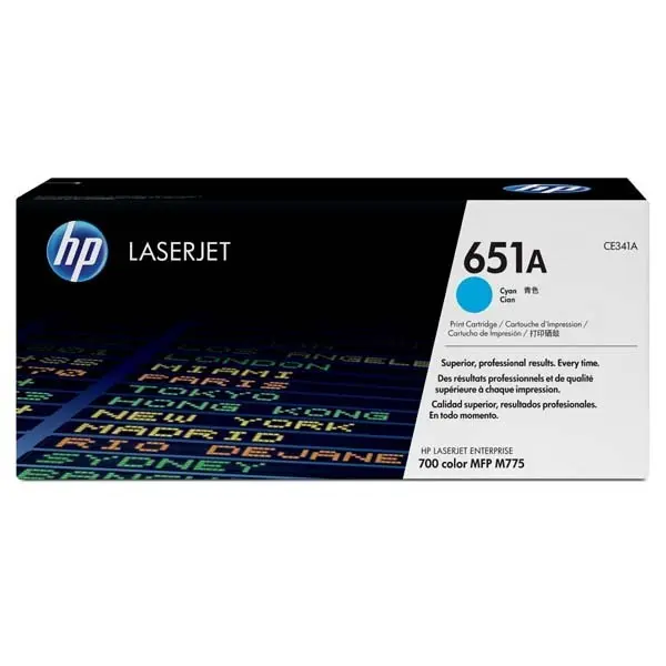 HP Toner nr 651A CE341A Cyan 16K