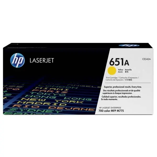 HP Toner nr 651A CE342A Yellow 16K