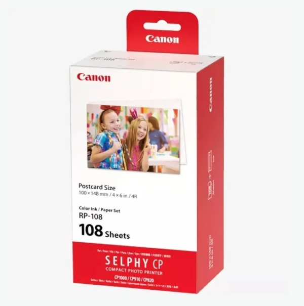 Canon RP-108 CMYK 6ml + Papier Tusze atramentowe kolorowe 6ml + 108 ark