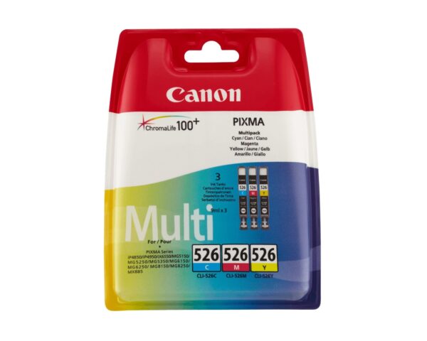 Canon Tusz CLI-526 CMY 3pack 3 x 520 stron