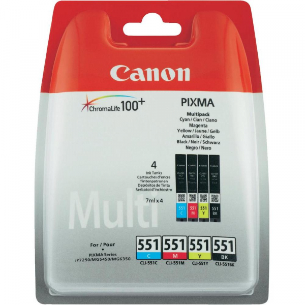 Canon Tusz CLI-551  CMYK Multipack