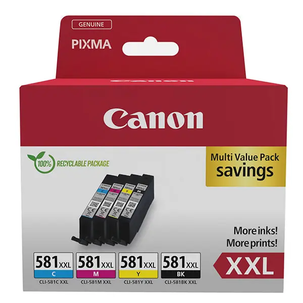 Canon Tusz CLI-581 XXL CMYK MPK 11.7ml