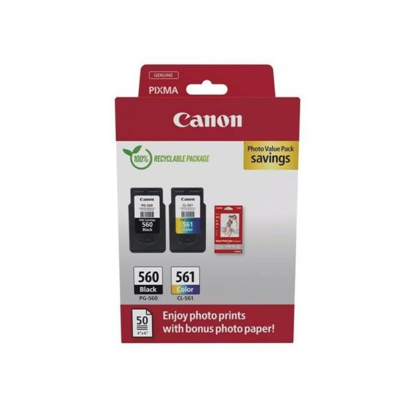 Canon Tusz PG-560/CL561 MultiPack BK-8.3ml CMY 7.5ml