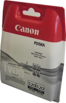Canon Tusz PGI-520 Black 2pack 2 x 19 ml