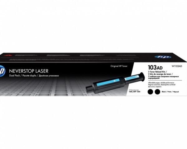 HP Toner nr 103A W1103AD Black 2X2.5K