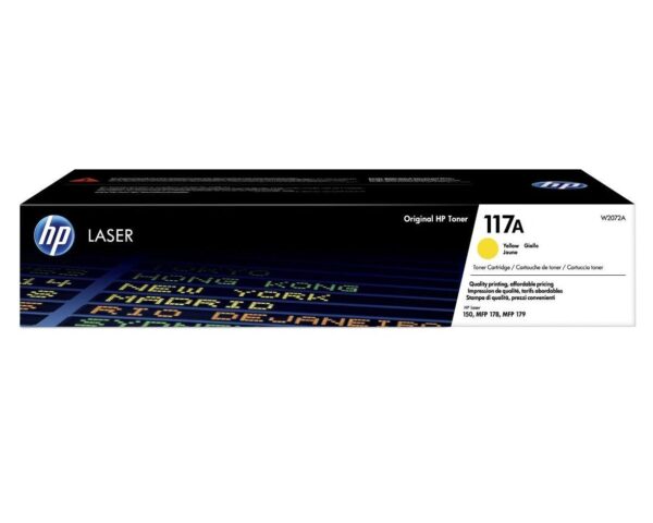 HP Toner nr 117A W2072A Yellow  700str