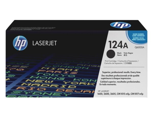HP Toner nr 124A Q6000A Black 2.5K