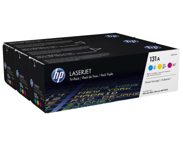 HP Toner nr 131A U0SL1AM 3pack CMY CF211A. CF212A. CF213A
