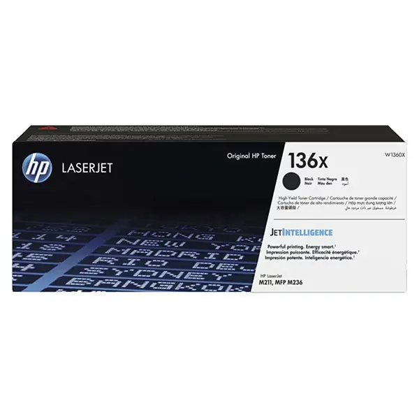 HP Toner nr 136X W1360X  Black 2.6K
