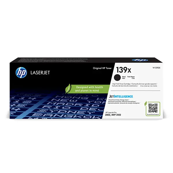 HP Toner nr 139X W1390X  Black 4K