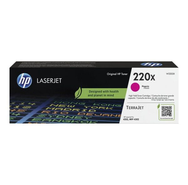 HP Toner nr 220X W2203X  Magenta 5.5K