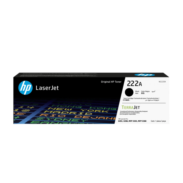 HP Toner nr 222A W2220A Black 1.3K