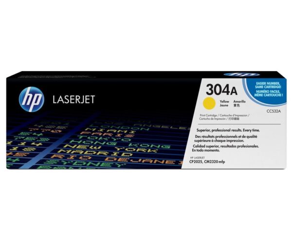 HP Toner nr 304A CC532A Yellow 2.8K