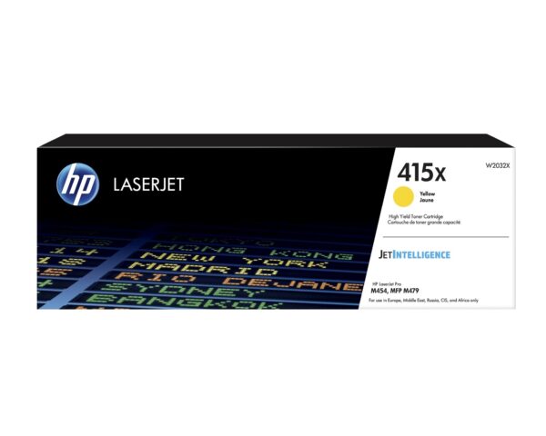 HP Toner nr 415X W2032X Yellow 6K