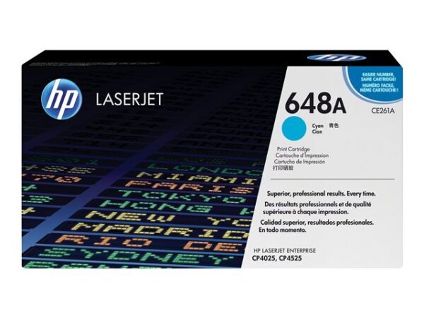 HP Toner nr 648A CE261A Cyan 11K