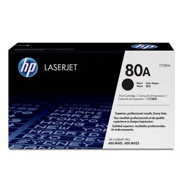 HP Toner nr 80A CF280A Black 2.7K