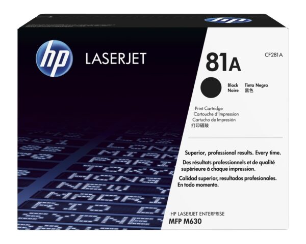 HP Toner nr 81A CF281A Black 10.5K