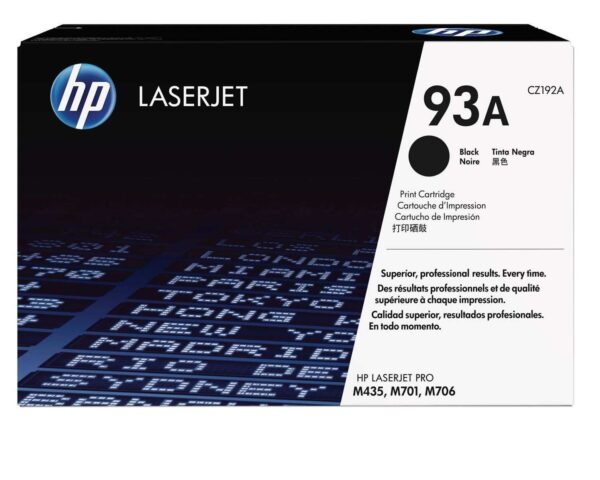 HP Toner nr 93A CZ192A Black 12K