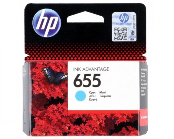 HP Tusz nr 655 CZ110AE Cyan 600str