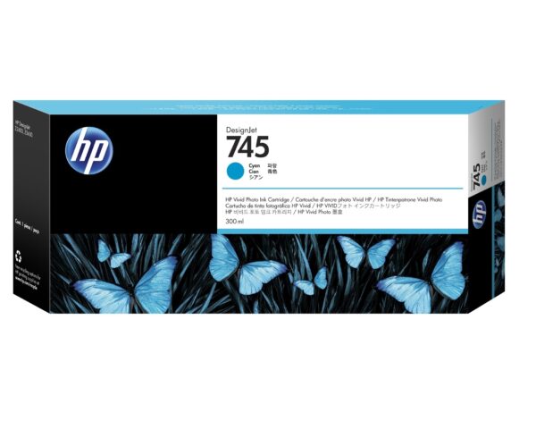 HP Tusz nr 745A F9K03A Cyan  300ml