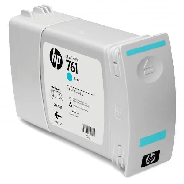 HP Tusz nr 761 CM994A Cyan 400ml CM992A