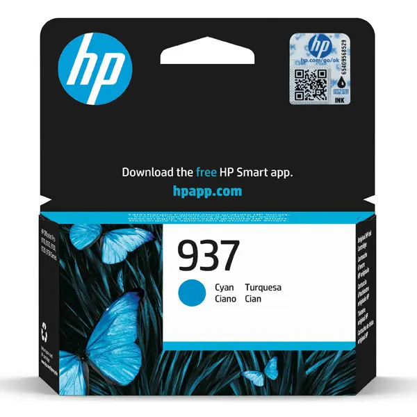 HP Tusz nr 937 4S6W2NE Cyan 800str
