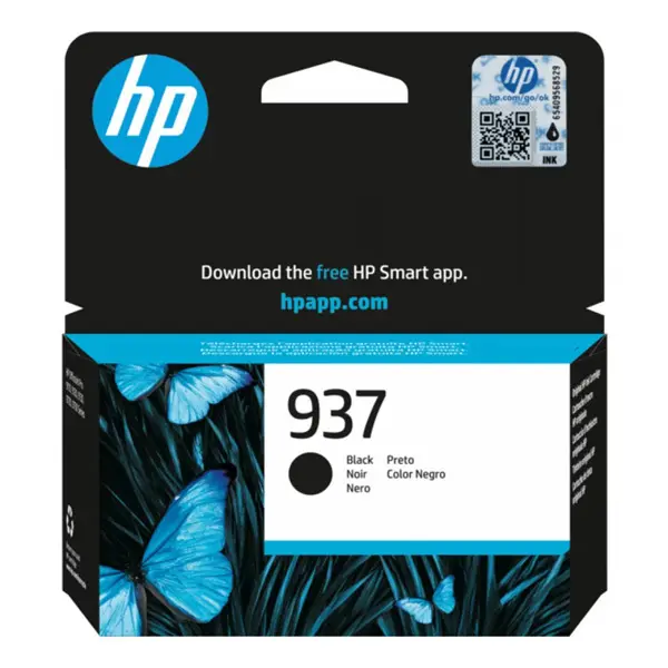 HP Tusz nr 937 4S6W5NE Black 1250str