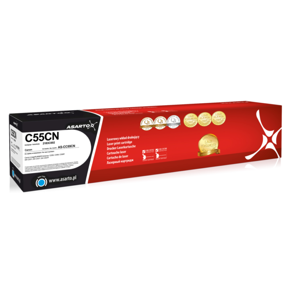 Toner Asarto do Canon C55CN | 2183C002 | 18000 str. | cyan