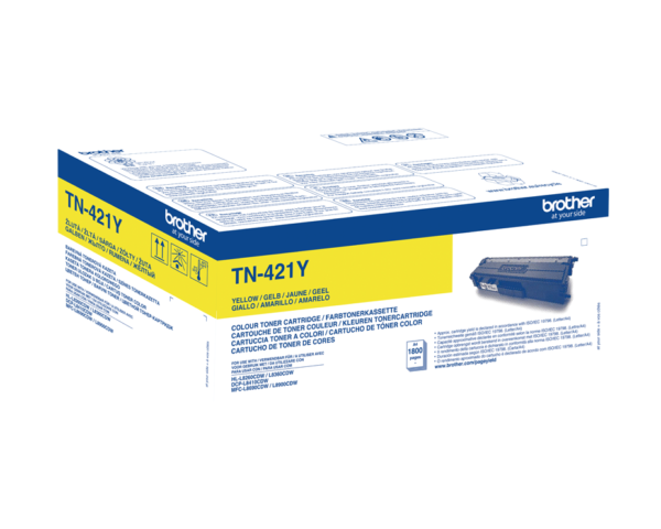 Brother Toner TN-421Y Yellow 1.8K