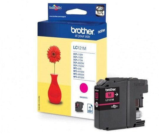 Brother Tusz LC121M Magenta
