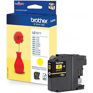 Brother Tusz LC121Y Yellow