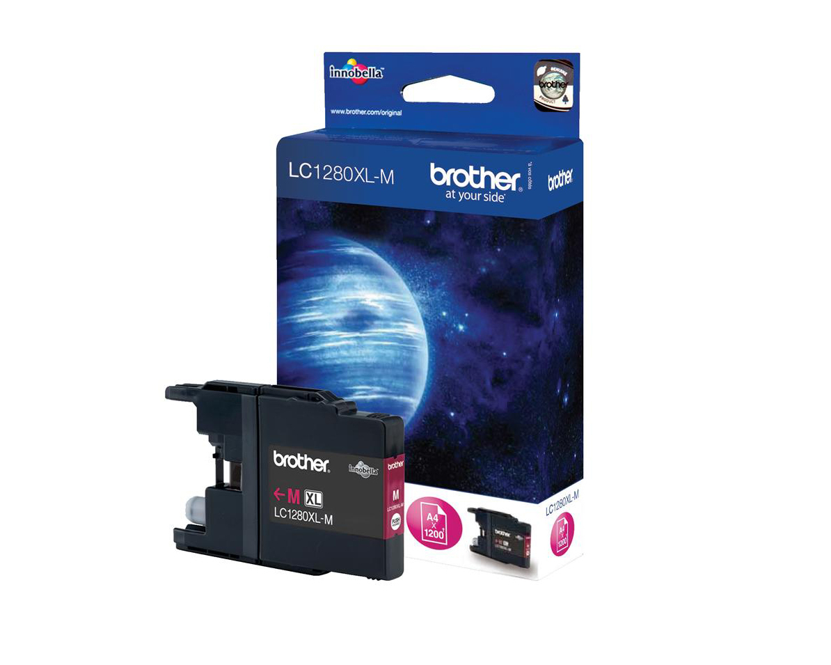 Brother Tusz LC1280XL Magenta 1.2K