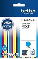 Brother Tusz LC525XLC Cyan 1.3K